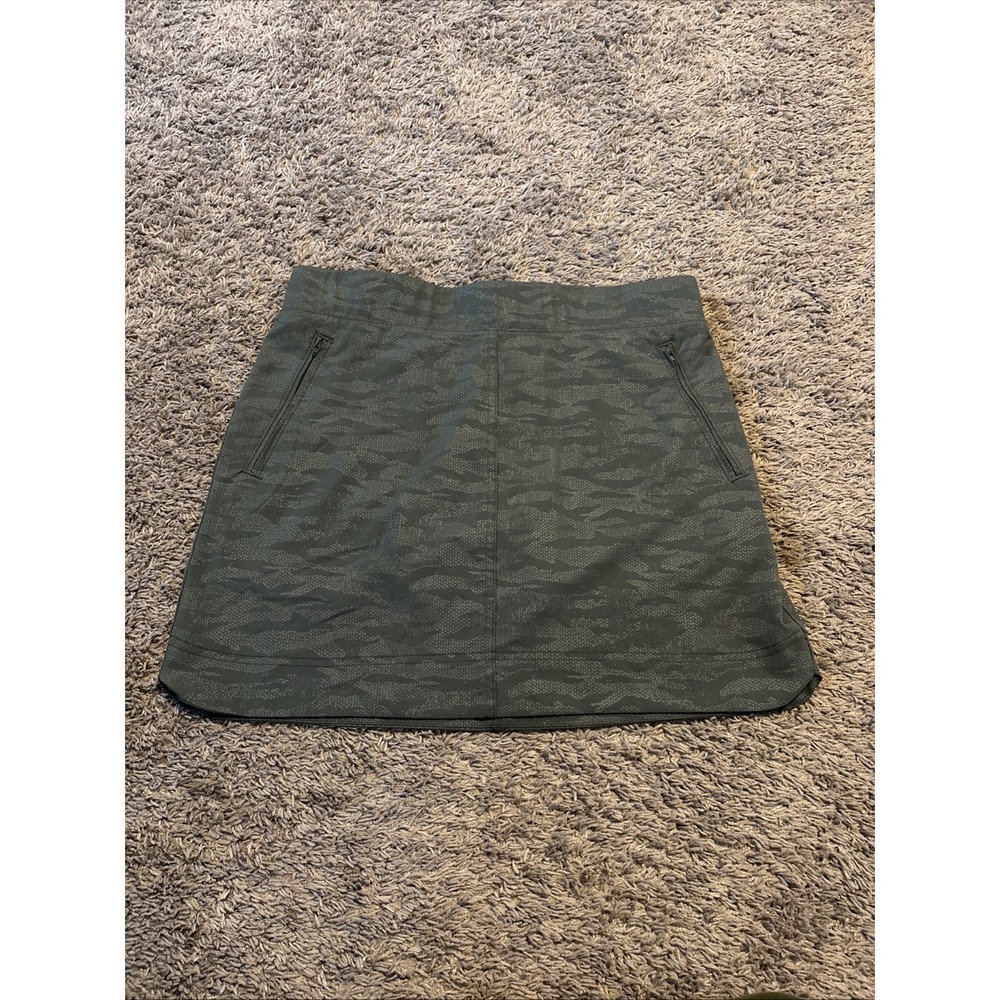 Orvis Travel Skort Skirt Outdoors Hiking Fishing‎ Lined Women's Medium Green